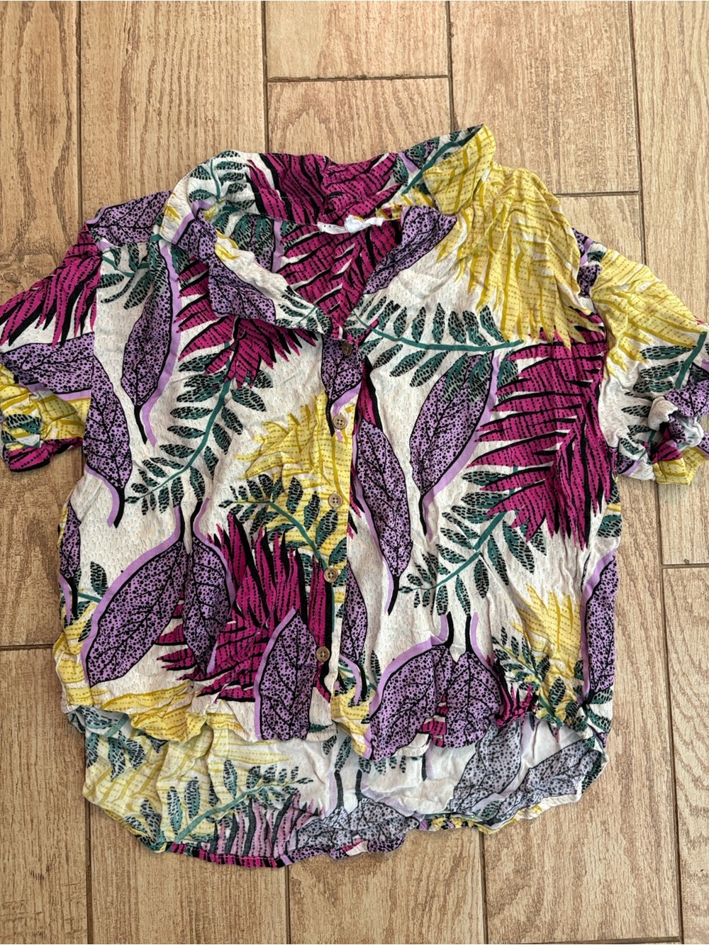 Tropical Button-Up Shirt